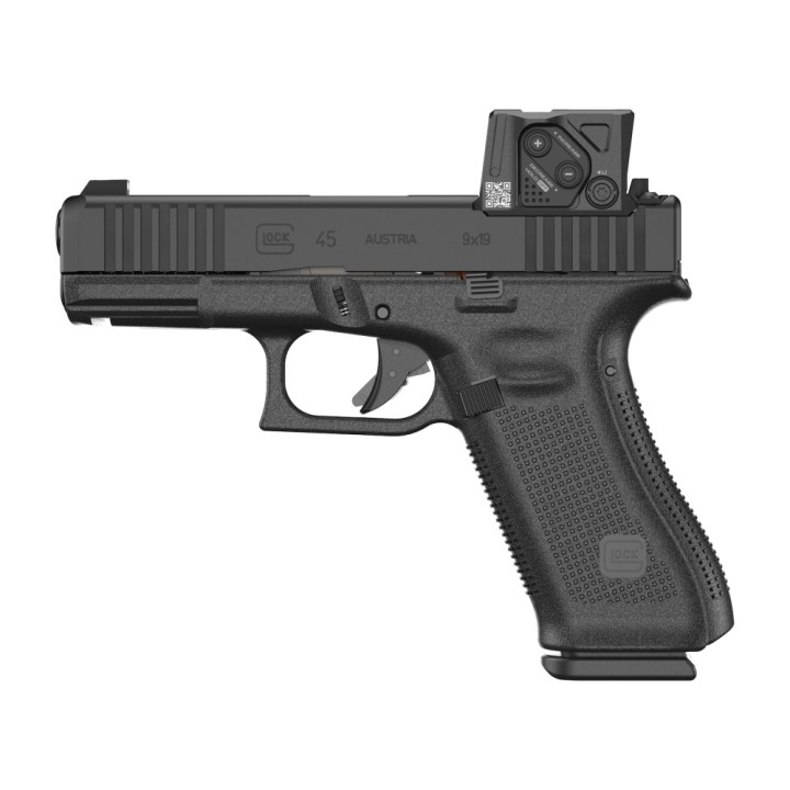 Pistole GLOCK 45 (MOS/FS/Combo) A-Cut SET PR s kolimátorem Aimpoint r.9mm Para černý