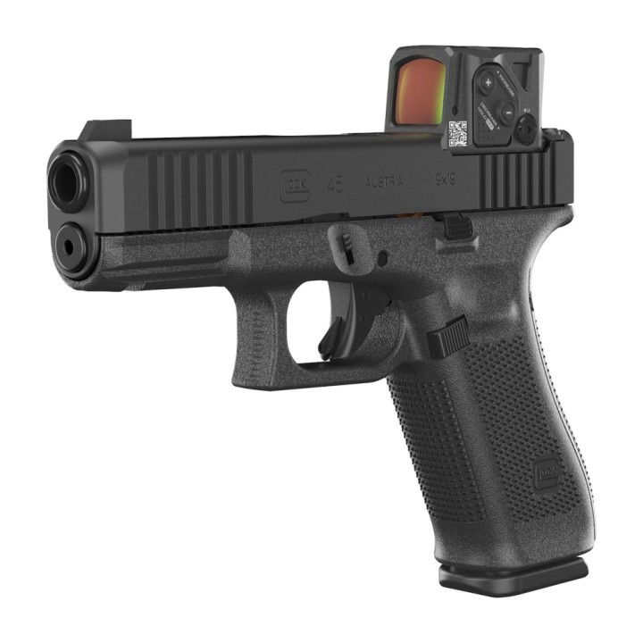 Pistole GLOCK 45 (MOS/FS/Combo) A-Cut SET PR s kolimátorem Aimpoint r.9mm Para černý
