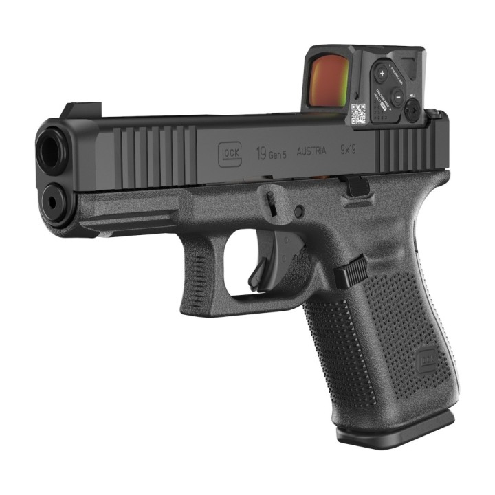 Pistole GLOCK 19 Gen5 (MOS/FS/Combo) A-Cut SET PR s kolimátorem Aimpoint r.9mm Para černý