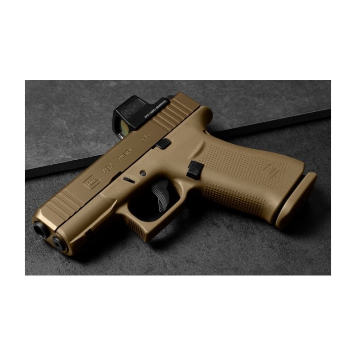 Pistole GLOCK 43X Coyote MOS-K r.9mm Para, zás. 15ran