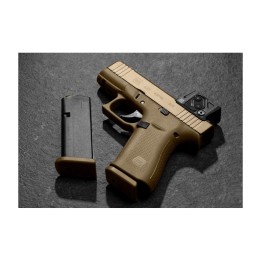 Pistole GLOCK 43X Coyote COA r.9mm Para, zás. 15ran
