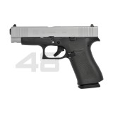 Pistole GLOCK 48 r.9mm Para - stříbrnočerný