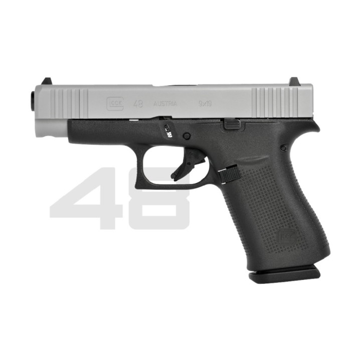 Pistole GLOCK 48 r.9mm Para - stříbrnočerný