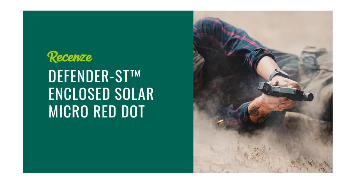 Cover české recenze Vortex Defender-ST Enclosed Solar na ARMYS.cz